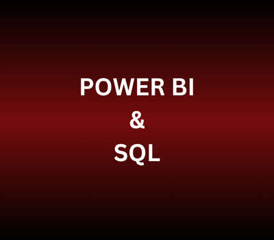 Power Bi and SQL 